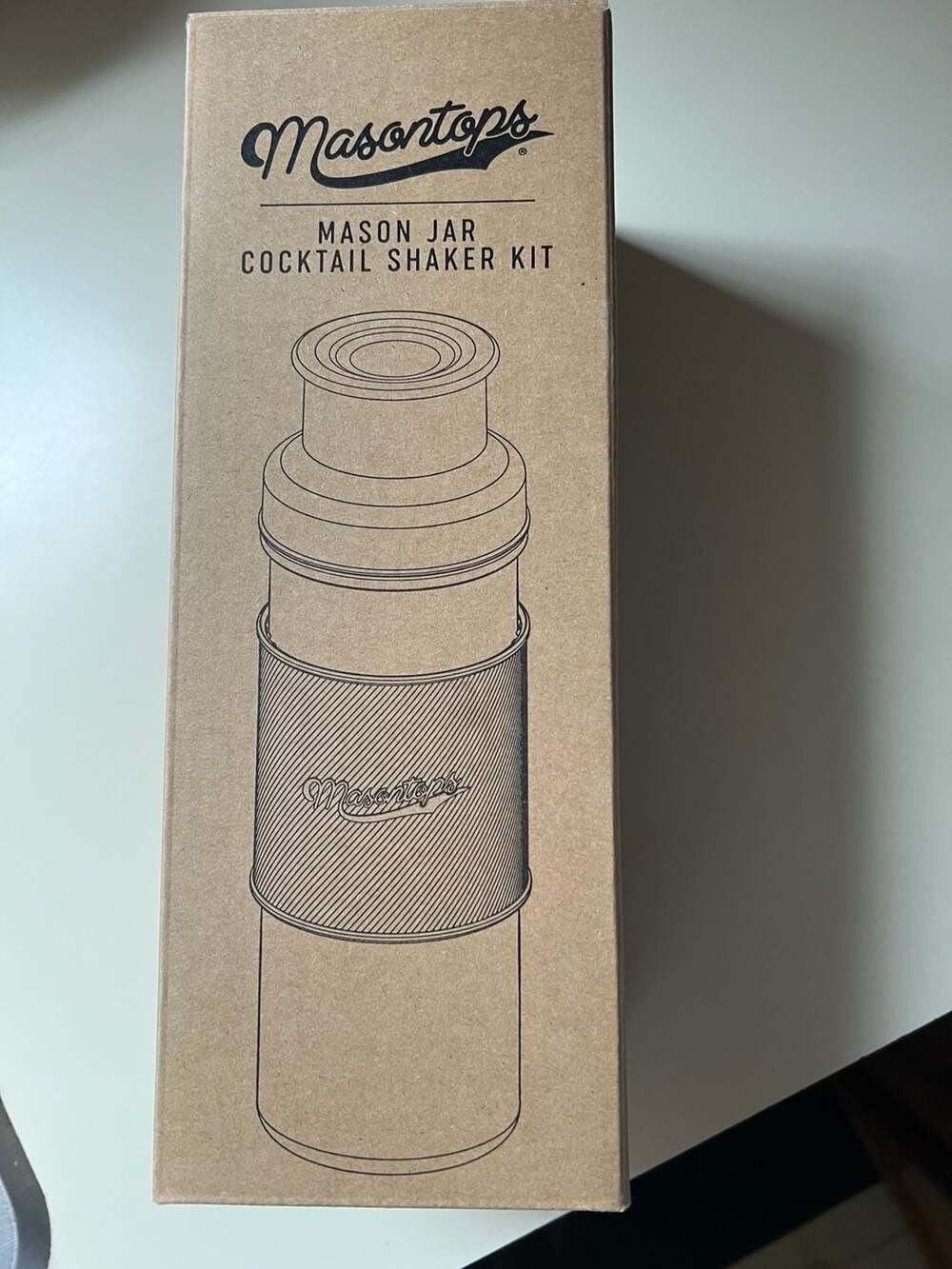 Masontops Mason Jar Cocktail Shaker Kit